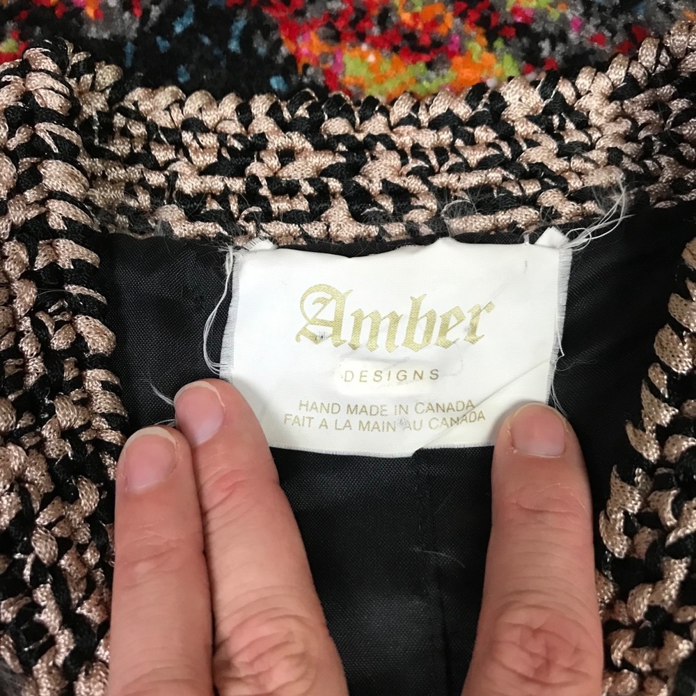 Vintage 90’s Mohair Zip Front Jacket - Picture 3 of 3